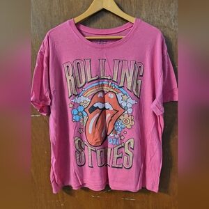 Rolling Stones Pink Kids T-Shirt